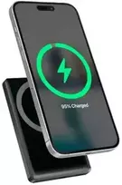 Gembird PB10-WPC15M-LCD-01 magnetinė belaidė išorinė baterija su LCD ekranu, 15W, 10000 mAh, juodas