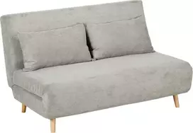 Sofa Homcom Sulankstoma dvivietė lova pilka