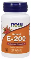 Now Foods Now Vitamin E-200 Natural 100 kaps.