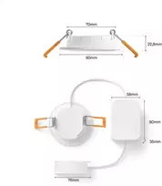 „Philips Hue WACA Slim“ įleidžiamasis šviestuvas S (90 mm), „Baltas and Color“ – (3 vnt.)