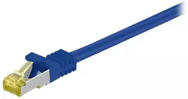 Wentronic GoobayCat.7 Raw cable jungiamasis kabelis, S/FTP (PiMF), mėlynas, 20 m - LSZH be halogenų, varis, RJ45 jungtis (91655)