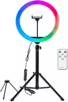 „Rio RL12-EU/1,4“ 30 cm studijinis RGB žiedinis šviestuvas „Beauty“