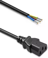 Qoltec IEC C13 maitinimo kabelis, nuvalytas ir lituotas, varinis, 3x0.75mm², 1.8m