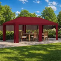 Paviljono uždanga 6 x 3 m Vyšninė Poliesteris 190 gsm