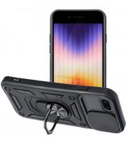 Juodas dėklas Apple iPhone 7 / 8 / SE 2020 / SE 2022 telefonui "Slide Camera Armor"