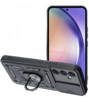 Juodas dėklas Samsung Galaxy A54 5G telefonui "Slide Camera Armor"