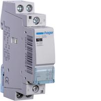 1 poliaus kontaktorius Hager ESD225 (25A, 230V, 2NO, 1 mod.)