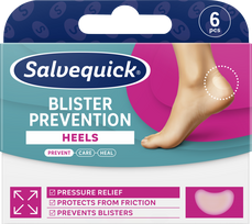SALVEQUICK Blister Prevent Heel pūslių pleistrai N6