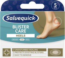 SALVEQUICK Blister Care Heel pūslių pleistrai N5