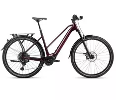 Orbea Kemen Mid 10 / Metallic Burgundy Red (Gloss Matt) / elektrinis miesto dviratis