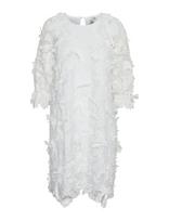 YAS - Yastrea 3/4 Dress - Show Tll - Trumpa suknelė - Balta