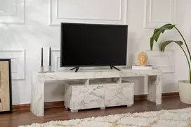 TV stovas, anklavas, frezijos marmuras, 180 x 50 x 31,3 cm