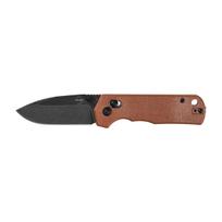 Boker Plus Rockstub Brown Micarta 2.0 14C28N 01BP0051 Sulankstomas peilis