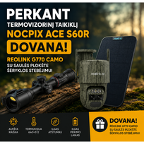 Nocpix ACE S60R (Railmount) termovizorinis taikiklis + DOVANA