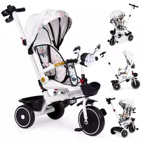 Kūdikių triratukas vežimėlis su pasukama sėdyne, stumiančia stogelį ECOTOYS