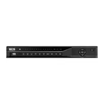 Tinklo vaizdo registratorius BCS-L-NVR1602-A-4K-16P-Ai, 16 kanalų, 4K, PoE, juoda