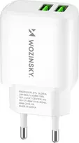 „Wozinsky“ įkroviklis „Wozinsky“ tinklinis įkroviklis CUWCW 2,4 A, 2 x USB-A – baltas