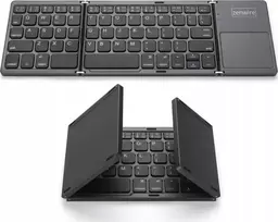 „Zenwire“ BELAIDĖ klaviatūra su „Bluetooth 5.0“, sulankstoma, nešiojama, skirta planšetiniam kompiuteriui, plona, tyli, WLK-61