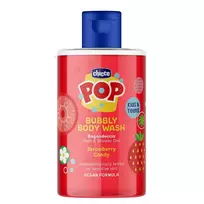 CHICCO_Pop Bubbly Body Wash kūno prausiklis „Strawberry Candy“ 300 ml