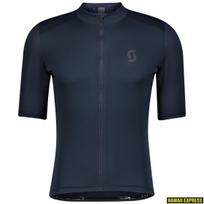 Marškinėliai vyr. trumpom rankovėm Scott Endurance 10 s/sl midnight blue/dark grey