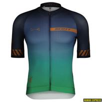 Marškinėliai vyr. trumpom rankovėm Scott RC Pro SS dark blue/bread brown