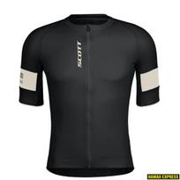 Marškinėliai vyr. trumpom rankovėm Scott Endurance Pro SS black/cotton white