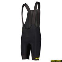 Šortai su petnešom vyr. Scott RC Pro +++ black/sulphur yellow