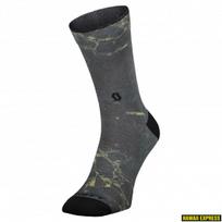 Kojinės Scott vyr.Trail Vertic Crew dark grey/mud green