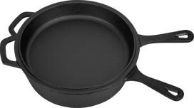 Ketaus puodas su keptuve 3 viename, 26 cm KD4245