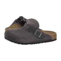 Birkenstock Boston BS Suede Charcoal 1032471 (BK407-a) Moteriški batai/šlepetės