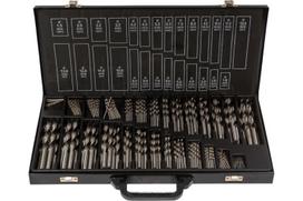 Forsage Gręžimo rinkinys 230 vnt., 1-13mm, HSS, metalas, 230 vnt., metalinė dėžė