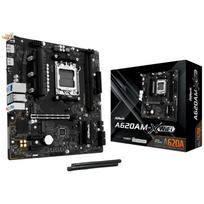 Asrock Motininė plokštė A620AM-X WIFI, 2 x DDR5 DIMM, 128GB, 2 x M.2, 4 x SATA3, 1 x HDMI, 1 x DisplayPort, 802.11ac Wi-Fi