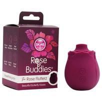Skins Rose Flutterz - įkraunamas klitorio vibratorius (violetinis)