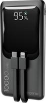 Gembird PB10-PD20-LCD-01 Fast charging power bank with integrated cables, 20W, 10000 mAh, black