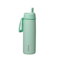 B.BOX plieninė termo gertuvė su šiaudeliu Spearmint 690 ml