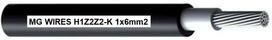 MG Photovoltaic cable // MG Wires // 1x6mm2, 0.6/1kV black H1Z2Z2-K-6mm2 BK, 50m package