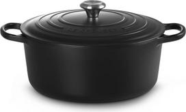 No Name Le Creuset Signature 8.1 L Round Black