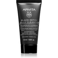 Apivita Cleansing Black Detox Jelly Cleanser valomoji želė su aktyvintosiomis anglimis 50 ml