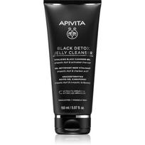 Apivita Cleansing Black Detox Jelly Cleanser valomoji želė su aktyvintosiomis anglimis 150 ml