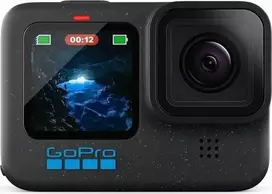 „GoPro Hero 12“ kamera, juoda