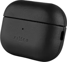 „PodsLeather“ odinis dėklas „Apple AirPods 3“ ausinėms, juodos spalvos