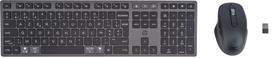 Klawiatura + mysz HP 720 Multi-Device Rechargeable Wireless Keyboard and Mouse Combo klawiatura Dołączona myszka Dom USB + Bluetooth AZERTY belgijski Black | 9T5A9AA#AC0 | 198122139941