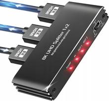 Pawonik SPLITTER HDMI 2.1 1x2 ROZDZIELACZ ULTRAHD HDCP 2.3 8K60HZ 4K 120HZ - 2 TV one size | 5903684263974 | 5903684263974