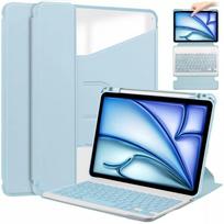 4kom.pl  360 i KLAWIATURA do Apple iPad Air 11 M3 2025 / Air 11 M2 2024 GEN 7 6, niebieskie | 5907378743964 | 5907378743964