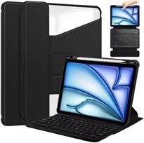 4kom.pl  360 i KLAWIATURA do Apple iPad Air 11 M3 2025 / Air 11 M2 2024 GEN 7 6, czarne | 5907378743957 | 5907378743957