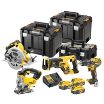DeWalt DCK2050E2T-QW 18V XR PowerStack įrankių komplektas – DCD805 smūginis gręžtuvas + DCF850 suktuvas, 2x 1.7Ah akumuliatoriai