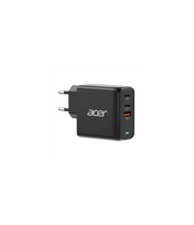 Acer 67W PD GaN Charger, 2 x USB C and 1 x USB A, EU Plug, 100W USB C cable, Retail Pack