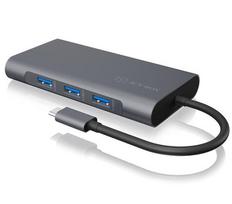 ICY BOX IB-DK4040-CPD (grey, USB-C, HDMI, VGA, SD)