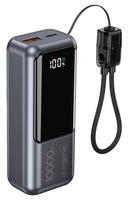 Gembird PB10-PD20-LCD-02 Compact fast charging power bank with LCD display, 20W, 10000 mAh, spacegrey