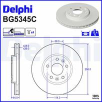 Stabdžių diskas DELPHI BG5345C